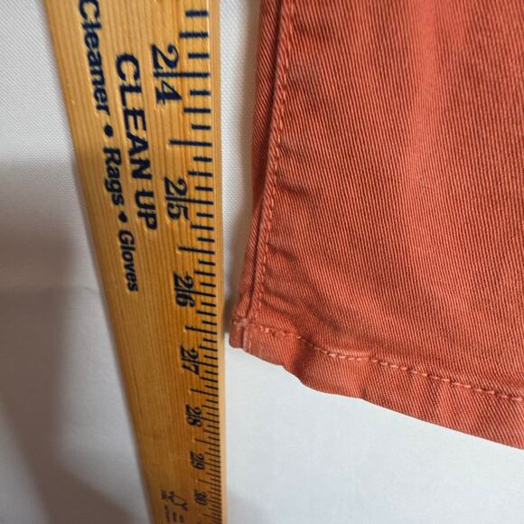 Veronica‎ Beard Sz26/2 Terracotta Arya HighRise Straight jean cargo pants button - Picture 8 of 16